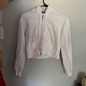 Brandy Melville White One size fits all hoodie
